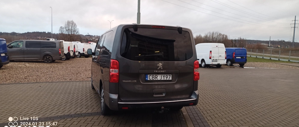 Peugeot Traveller cena 94900 przebieg: 149000, rok produkcji 2017 z Pajęczno małe 781